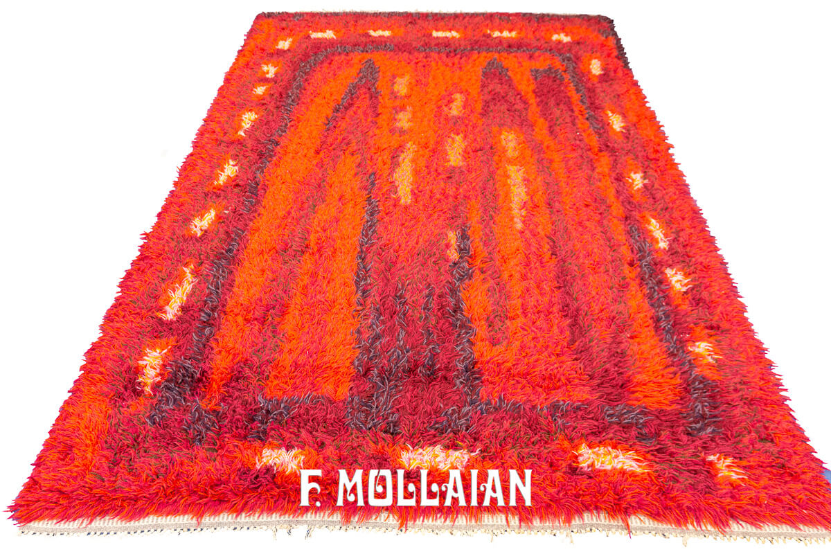 Rya Rug Red Color n°:187274